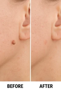 Skin tags removal Shepherd's Bush before and after