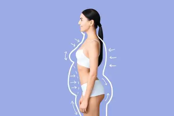 image of woman experiencing fat reduction treatment Shepherd's Bush