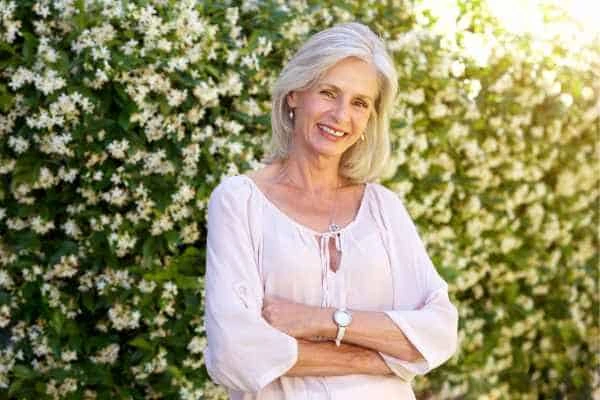 Older woman happy with urinary incontinence treatment Shepherd's Bush