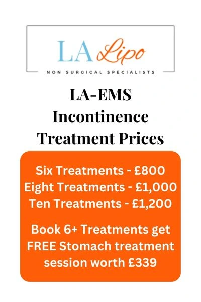LA-EMS Incontinence Treatment Prices Shepherd's Bush