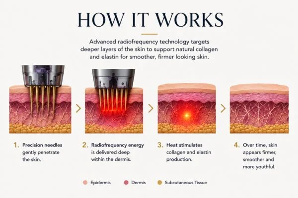 Diagram of how Collagen Lift Therapy Shepherd's Bush works