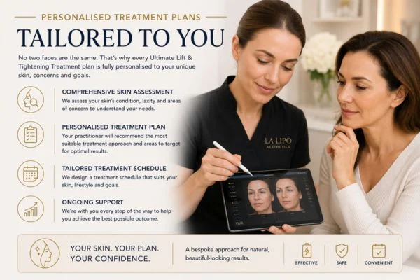 book a consultation about your ultimate lift and tighten treatment Shepherd's Bush